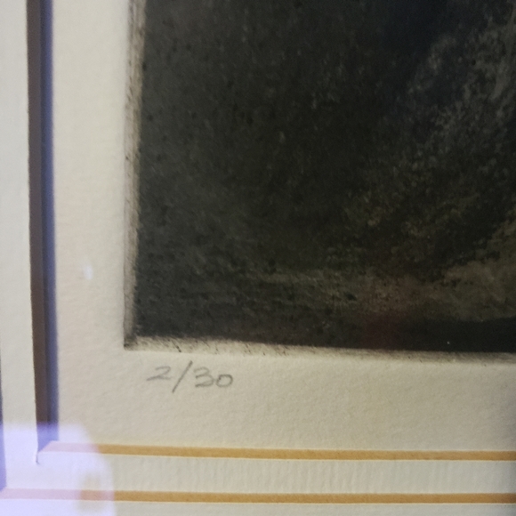 Black and white print - Picture 2 of 4